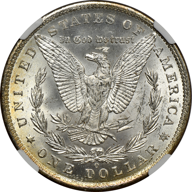 Two 1885-O NGC MS-66 Star