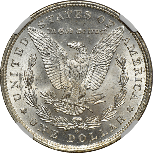 Two 1885-O NGC MS-66 Star