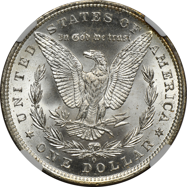 1885-O NGC MS-63 Star CAC
