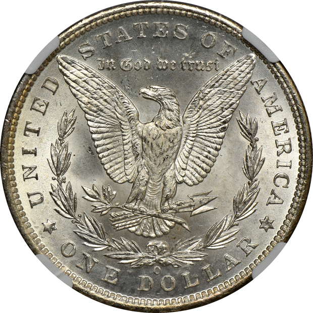 1885-O NGC MS-64 Star