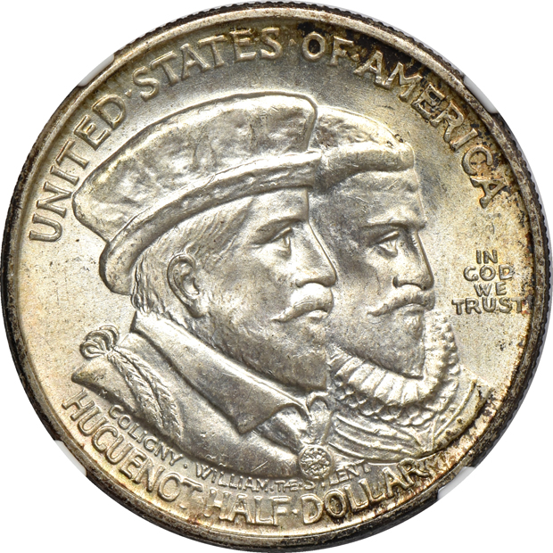 Two 1924 Huguenot NGC MS-66, one CAC