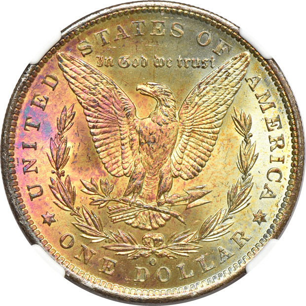 Two 1885-O NGC MS-65 Star, one CAC