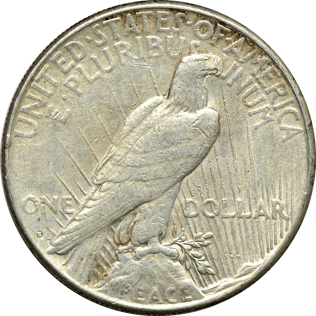 Complete collection of Peace silver dollars in a Whitman 9430 album