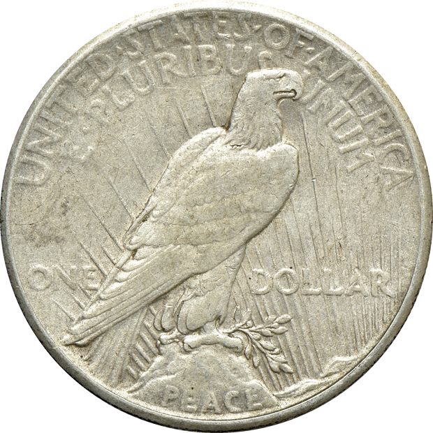 Complete collection of Peace silver dollars in a Whitman 9430 album