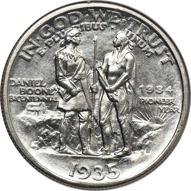 1925-S California and a 1935/4-S Boone, both NGC MS-66