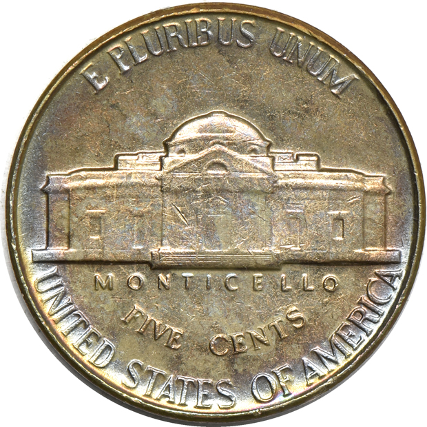 Collections of Lincoln cents and Jefferson nickels in Dansco albums