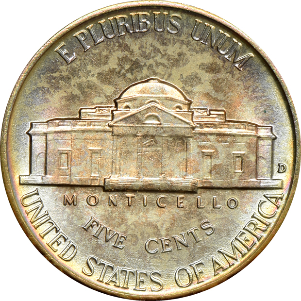 Collections of Lincoln cents and Jefferson nickels in Dansco albums