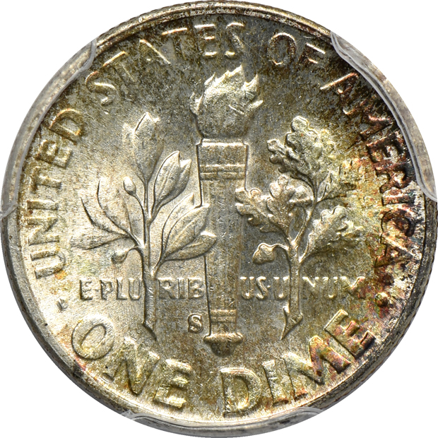 Twenty PCGS certified Roosevelt dimes