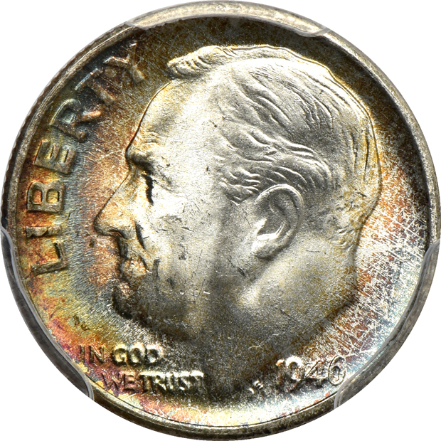 Twenty PCGS certified Roosevelt dimes