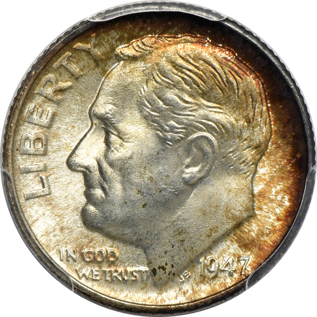 Twenty PCGS certified Roosevelt dimes