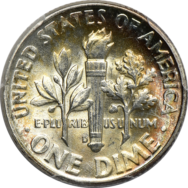 Thirty-three PCGS certified Roosevelt dimes