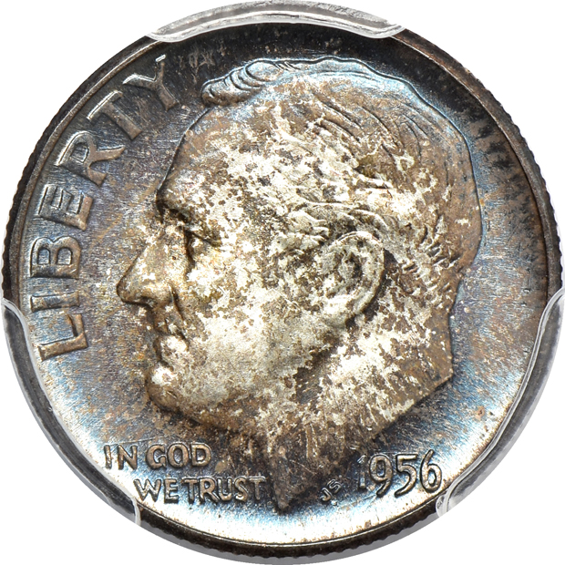 Thirty-three PCGS certified Roosevelt dimes