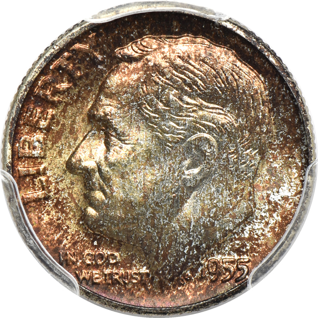 Thirty-three PCGS certified Roosevelt dimes