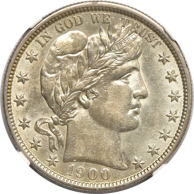 1900, 1903, and 1905-S, all NGC AU-53