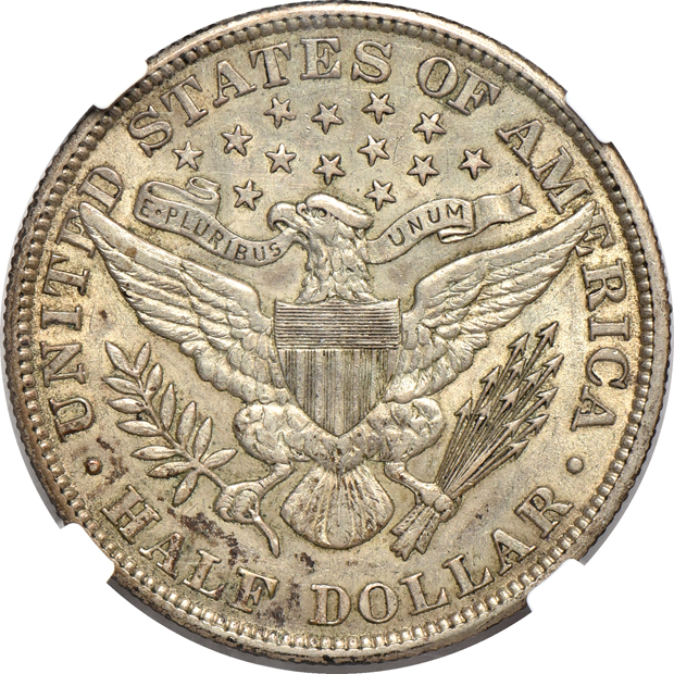 1904, 1908, and 1910, all NGC AU-55