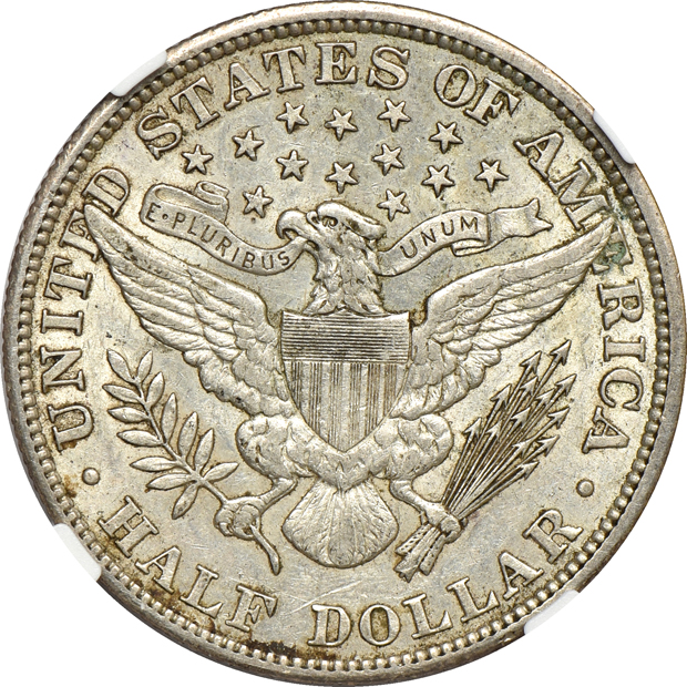 1904, 1908, and 1910, all NGC AU-55