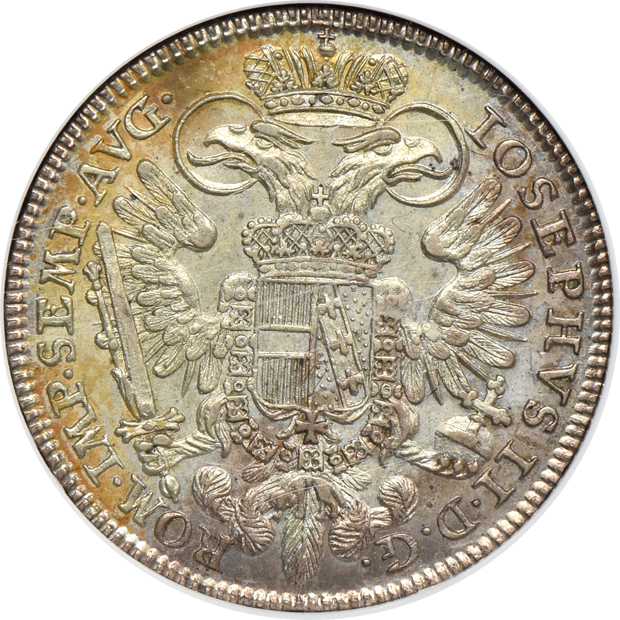 Germany - 1769-SR Nurnberg 20 kreuzer MS-63, 1785-A Prussia taler XF-40, and a 1930-S 5 mark MS-64, all NGC