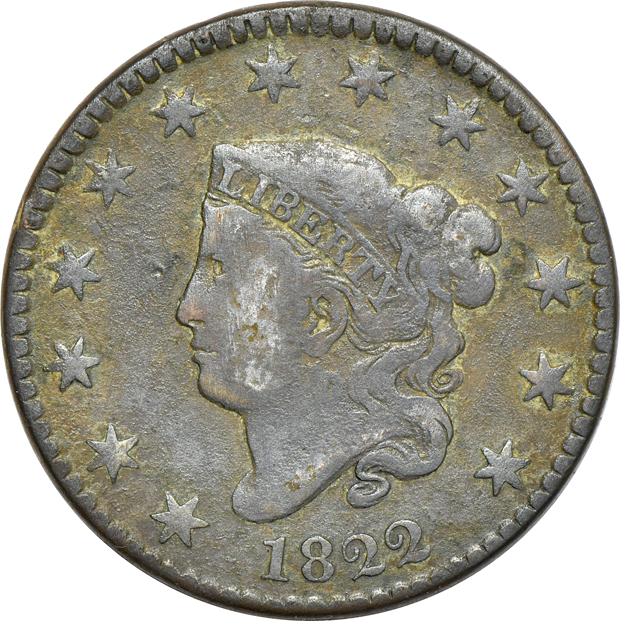 Fourteen Liberty Head large cents