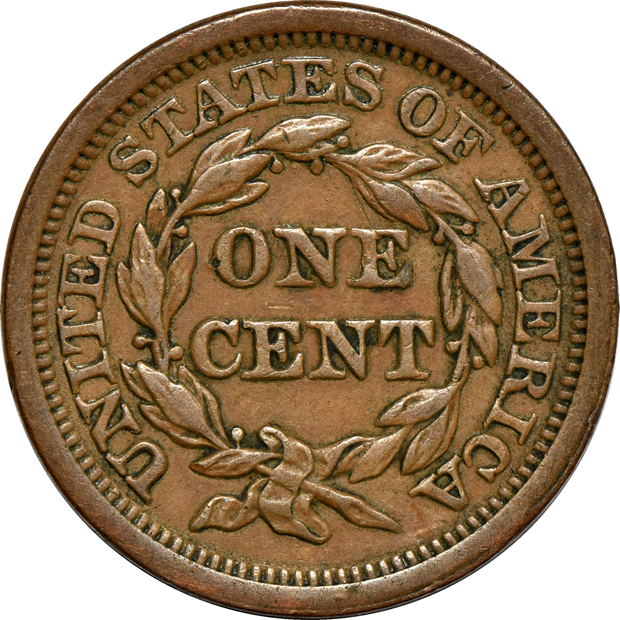 Eighteen large cents, six Liberty Head and twelve Braided Hair, as described