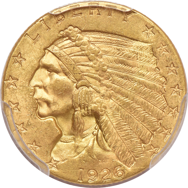 1913 MS-62, and a 1926 MS-63, both PCGS