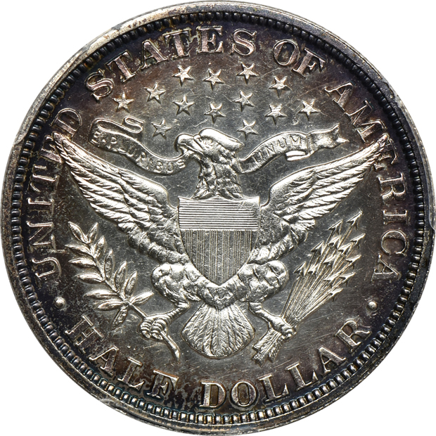 1894 Barber half-dollar PR-61, and a 1901 Barber dime PR-63, both PCGS