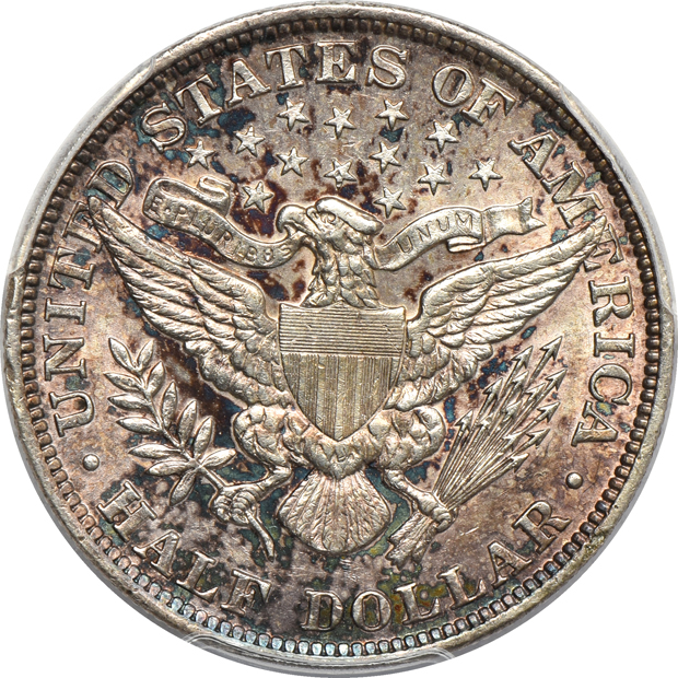 1897 AU-55, and a 1901 AU-55, both PCGS