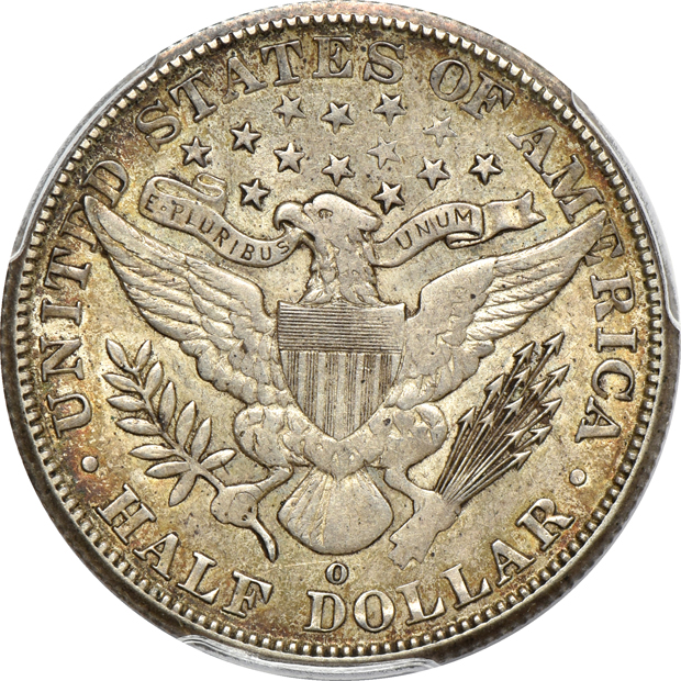 1893-O AU-50, and a 1903-O AU-53, both PCGS