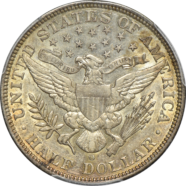 1893-O AU-50, and a 1903-O AU-53, both PCGS