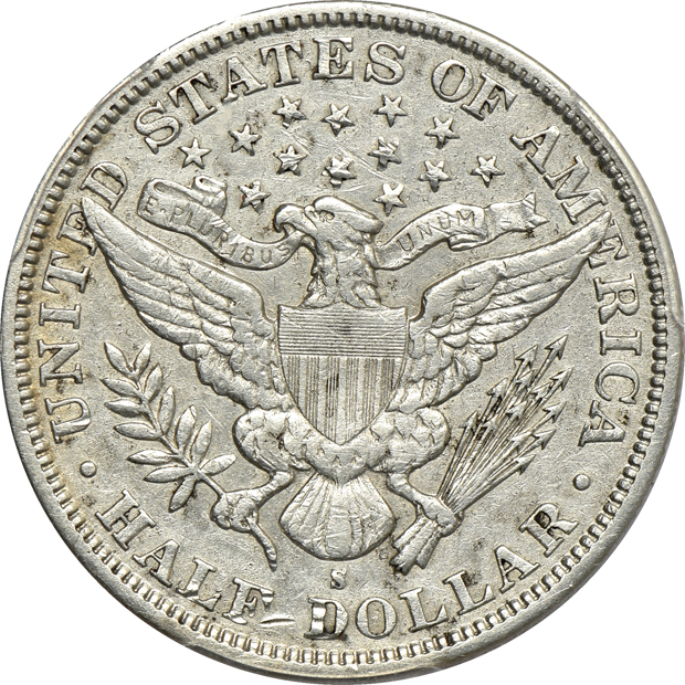 1892-O AU details/cleaned, and an 1896-S XF details/cleaned, both PCGS