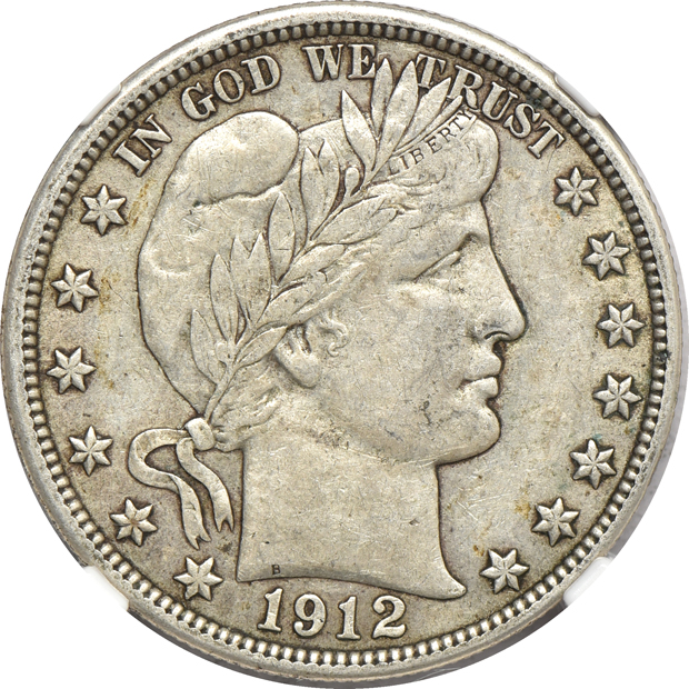 1853 Arrows and Rays DDR Liberty Seated half-dollar, plus three Barber half-dollars, all certified