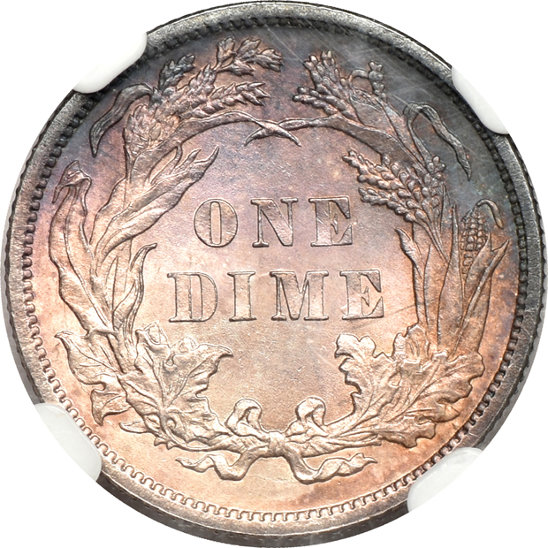 1886 PCGS MS-65 CAC, and an 1887 NGC MS-64