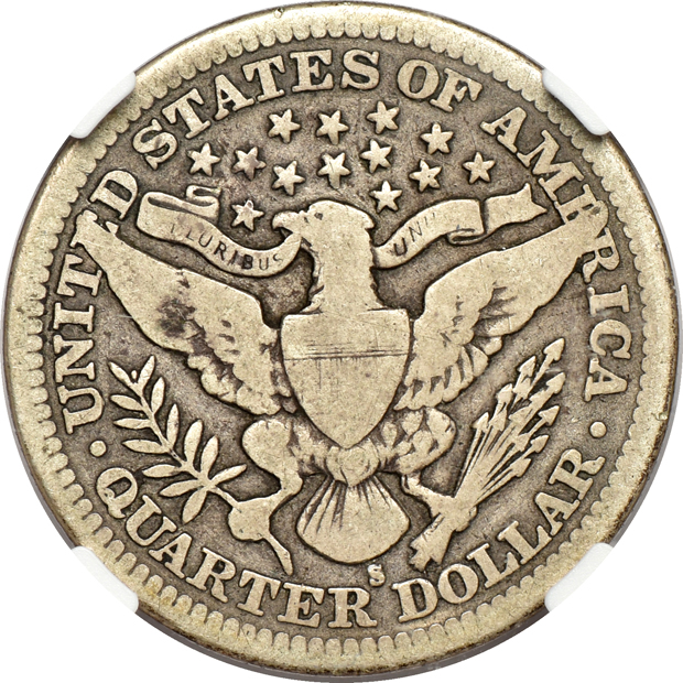 1913-S NGC VG-8 CAC