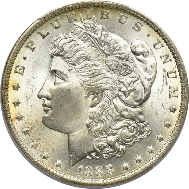 1883 PCGS, 1888-O PCGS, and 1898 NGC, all MS-66