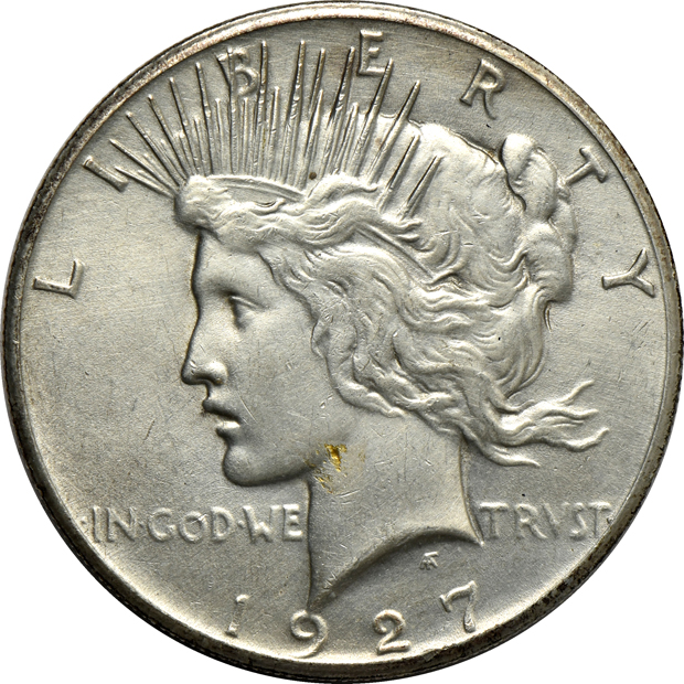 Complete collection of Peace dollars in a Whitman 9430 album