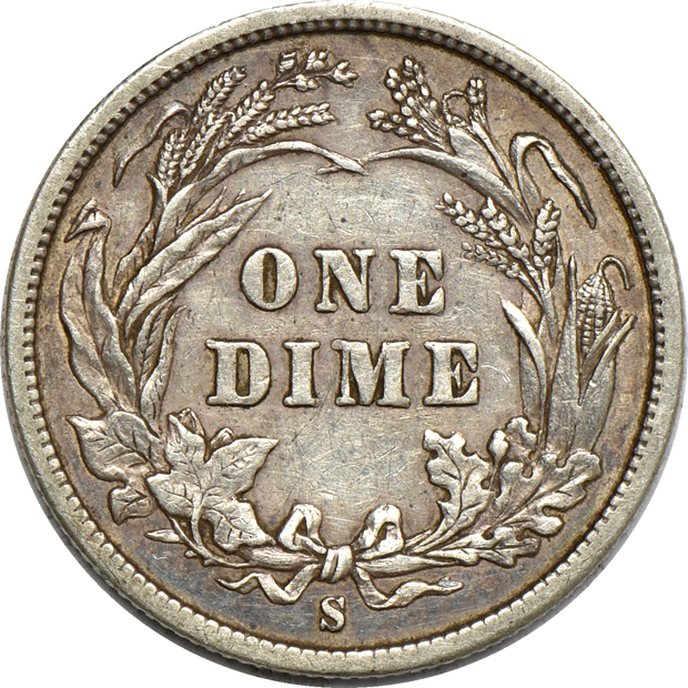Complete collection of Barber dimes in a Dansco 7121 album