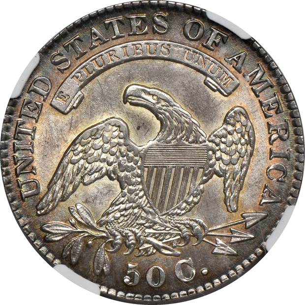 Error - 1835 Obverse Lamination Mint Error NGC MS-62