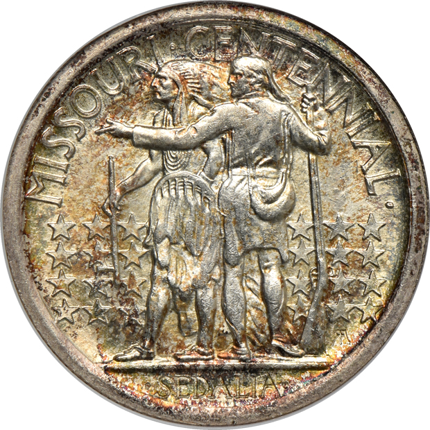 1921 Missouri 2X4 NGC MS-65