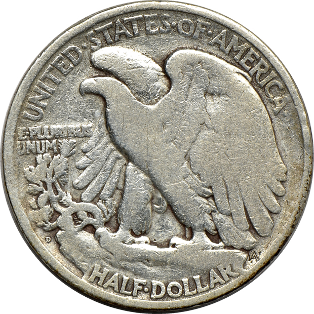 Complete collection of Walking Liberty half-dollars in two Whitman albums