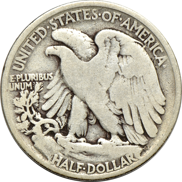 Complete collection of Walking Liberty half-dollars in two Whitman albums