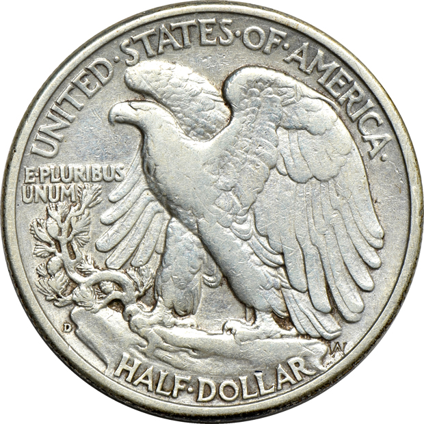 Complete collection of Walking Liberty half-dollars in two Whitman albums