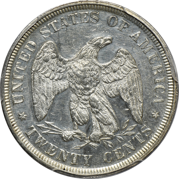 1875 PCGS Proof AU details/cleaned