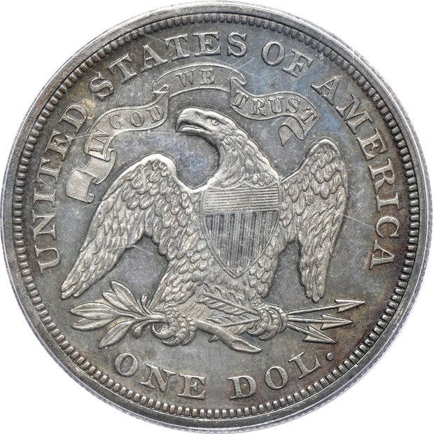 1866 Motto PCGS PR-62