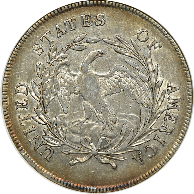 1795 Centered Bust (B-14) ANACS AU-53