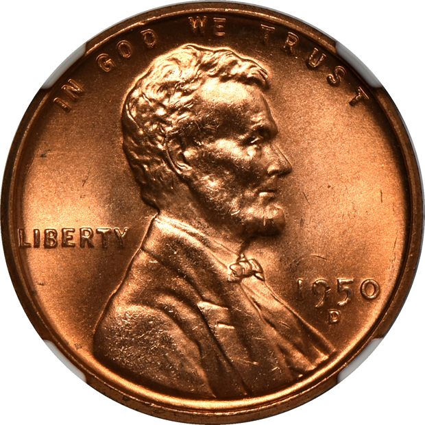 Thirty 1950-D NGC MS-66 RD