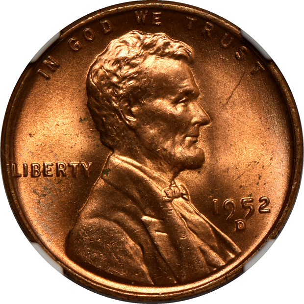 Nine 1949-D and eleven 1952-D, all NGC MS-66 RD