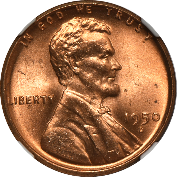 Twenty-eight 1950-D NGC MS-66 RD