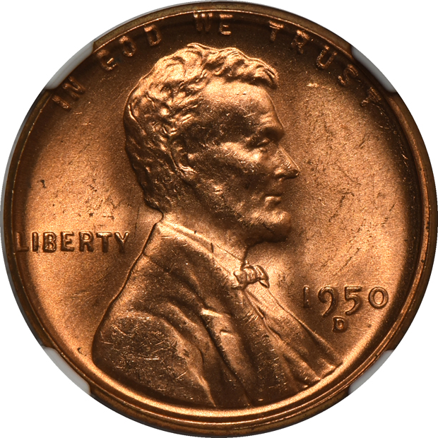 Twenty-eight 1950-D NGC MS-66 RD