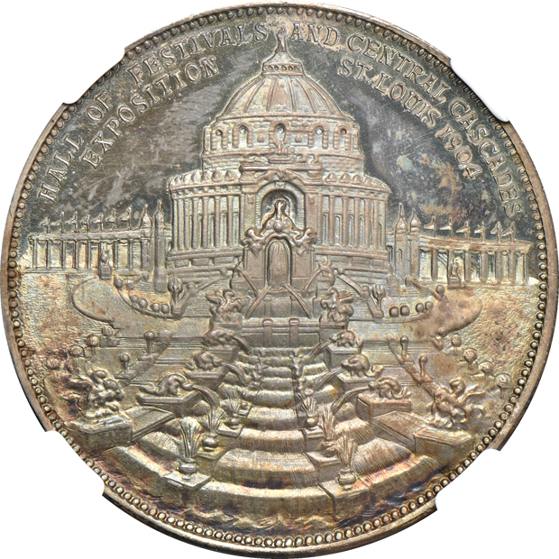 1904 MO HK-308 President Roosevelt Dollar, Louisiana Purchase Expo NGC PR-65 (ex John J. Ford Jr.)