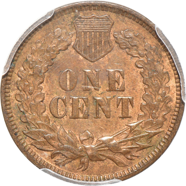1871 AU-58 CAC, and an 1876 AU-58, both PCGS