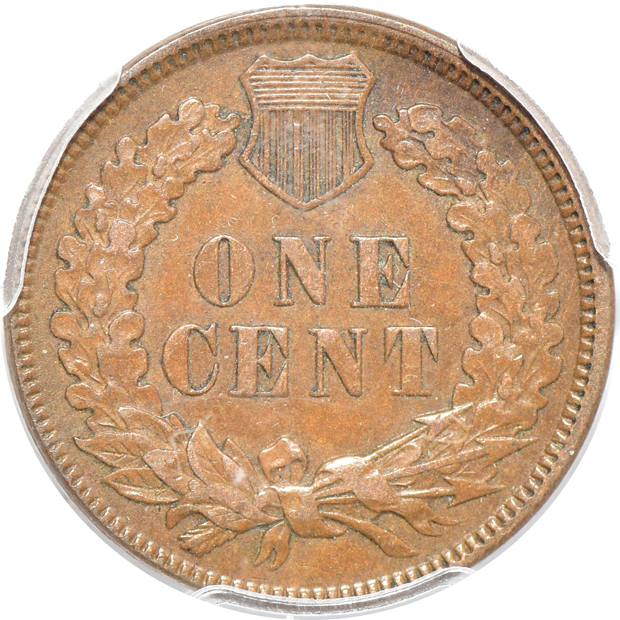 1871 AU-58 CAC, and an 1876 AU-58, both PCGS